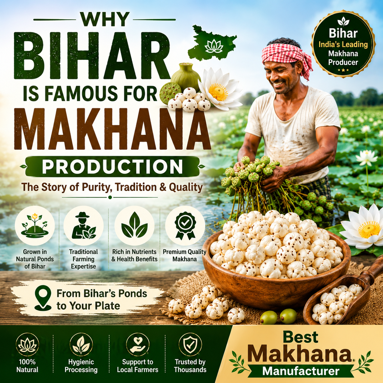 Best Makhana Manufacturer